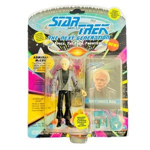 Star Trek The Next Generation ADMIRAL McCCOY 1993 Playmates Figure w/ Card NEW!